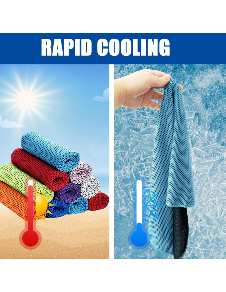 Paquete de 30 Toallas Enfriadoras Microfibra Ysanciuu 81x30 cm