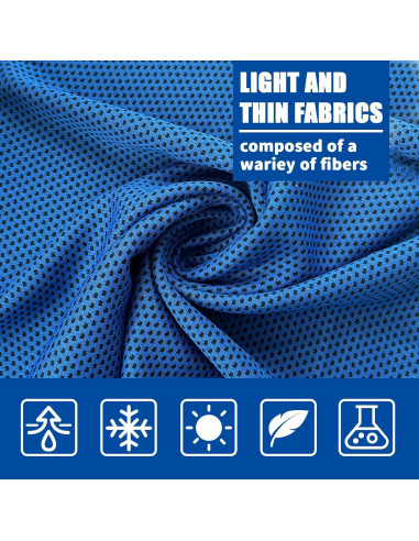 Paquete de 30 Toallas Enfriadoras Microfibra Ysanciuu 81x30 cm