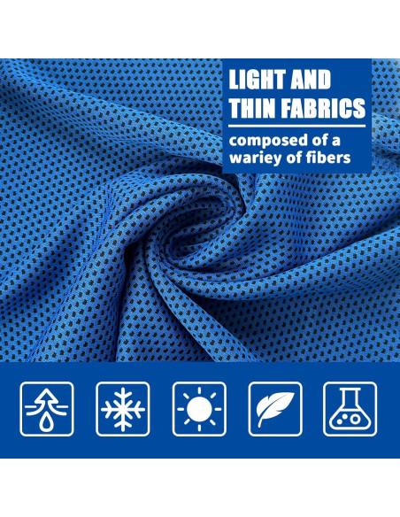 Paquete de 30 Toallas Enfriadoras Microfibra Ysanciuu 81x30 cm