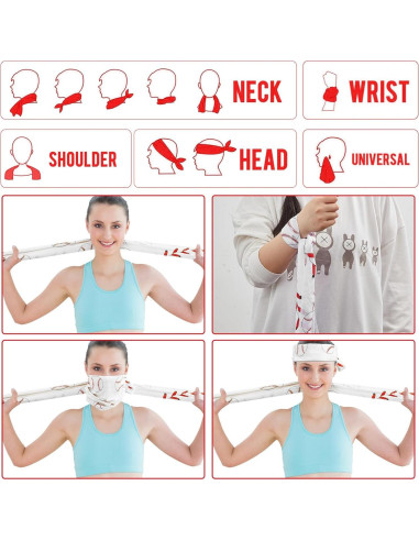 30 Toallas Refrigerantes de Béisbol Party Greeting 101.6x30.5cm