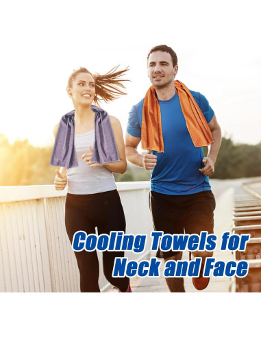 Paquete de 30 Toallas Enfriadoras Microfibra Ysanciuu 81x30 cm
