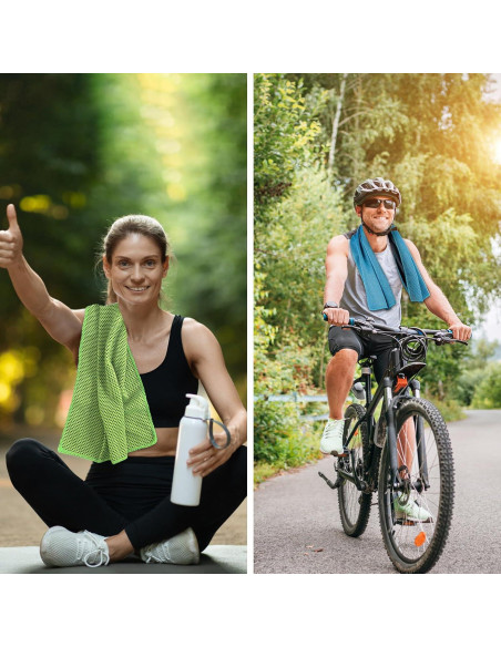 Paquete de 30 Toallas Enfriadoras Microfibra Ysanciuu 81x30 cm