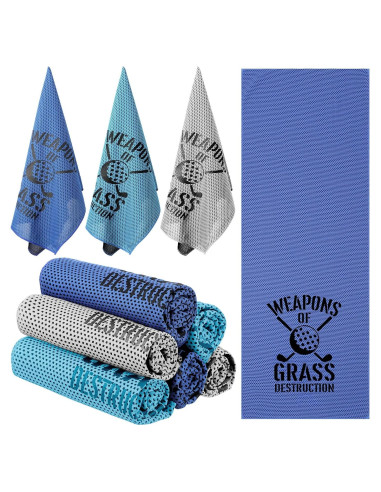 Paquete de 12 Toallas Enfriadoras HunnmingRe Golf 81x30 cm