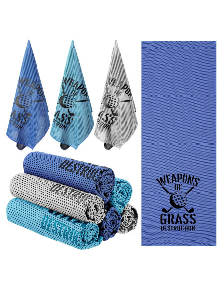 Paquete de 12 Toallas Enfriadoras HunnmingRe Golf 81x30 cm