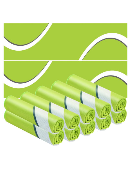 Toalla de Enfriamiento Sel Natural 12 Piezas Microfibra 101.6x30.5cm