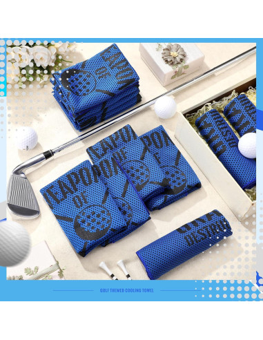 Paquete de 12 Toallas Enfriadoras HunnmingRe Golf 81x30 cm