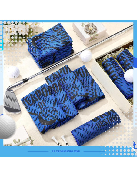 Paquete de 12 Toallas Enfriadoras HunnmingRe Golf 81x30 cm