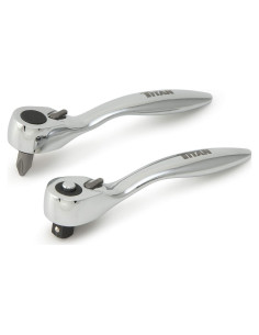 Juego Titan 11203 Carraca y Controlador de Bits 2 Piezas