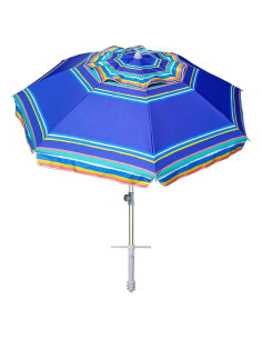 Paraguas de Playa AMMSUN 2.72kg 7 pies UV 50+ Azul