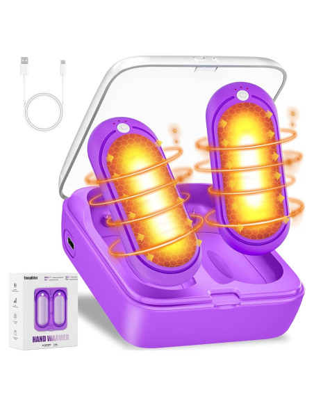 Calentadores de Manos Recargables WarmEmbrace 2 Piezas 10000mAh