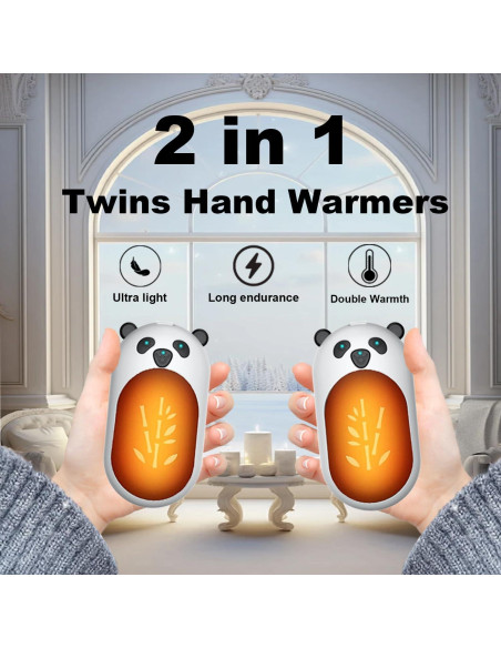 Calentadores de Manos Recargables Flotstiga AOY-716 6000mAh Calentadores de Manos Recargables Flotstiga AOY-716 6000mAh