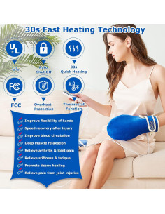 Mitones Eléctricos Calentados CAMECO para Manos y Dedos 2