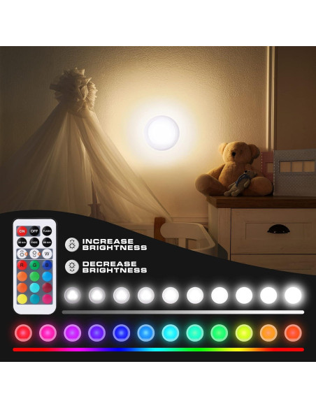 EverBrite Luz LED Táctil Multicolor 3 Piezas 80 Lúmenes