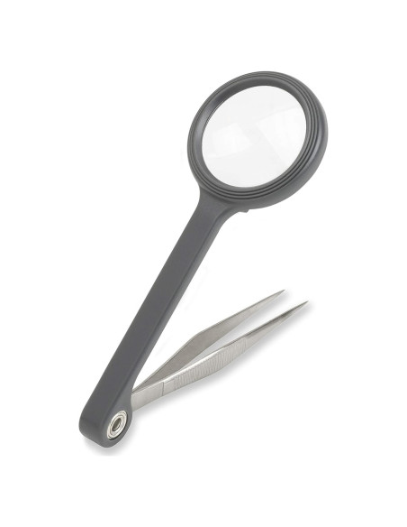 Lupa Compacta 4.5x Carson MG-55 con Pinzas de Precisión