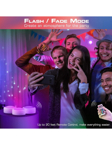 EverBrite Luz LED Táctil Multicolor 3 Piezas 80 Lúmenes