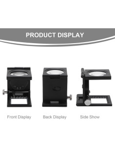 Lupa de Joyero Rongon 10X con Luz LED Plegable 2