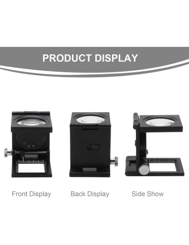 Lupa de Joyero Rongon 10X con Luz LED Plegable