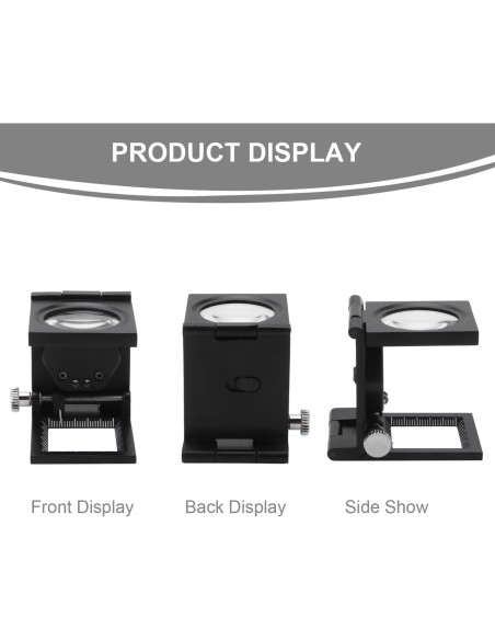 Lupa de Joyero Rongon 10X con Luz LED Plegable