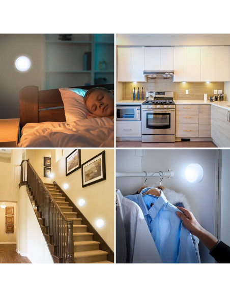 EverBrite Luz LED Táctil Multicolor 3 Piezas 80 Lúmenes