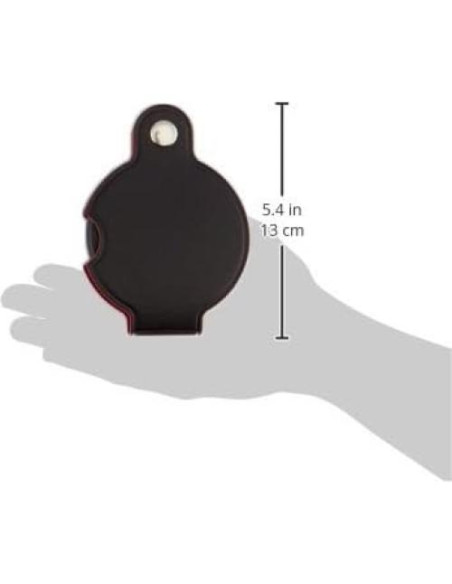 Lupa de bolsillo plegable SE 5x con lente de vidrio 3.81 cm