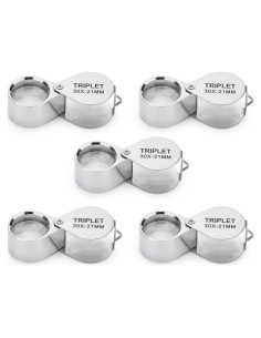 Lupa de Joyero Rongon 30X Plegable para Gemas y Monedas