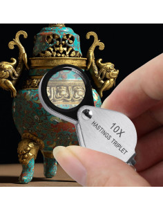 Lupa de Joyero Landtek 10X Triplete con Lente de 16mm 2