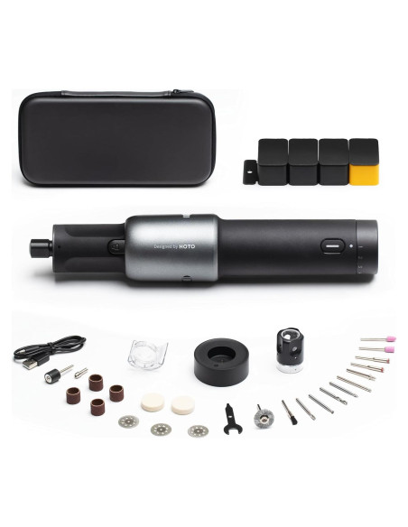 HOTO Herramienta Rotativa Inalámbrica 35 Accesorios 25000 RPM
