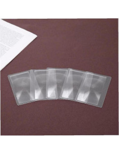 Conjunto de 5 Lupas de Bolsillo 3X Galepromot - Lentes Fresnel 2