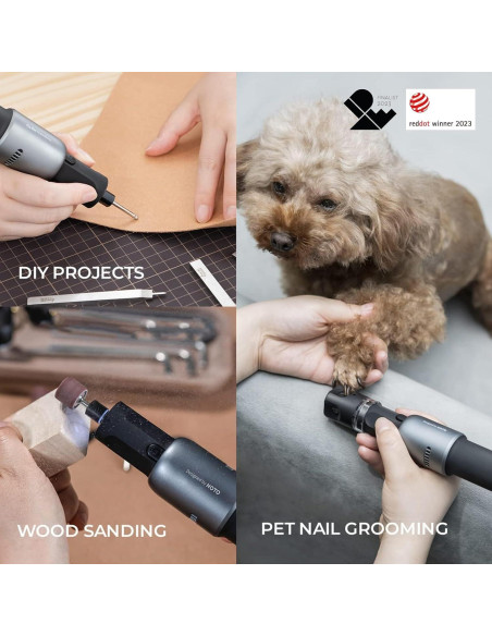 HOTO Herramienta Rotativa Inalámbrica 35 Accesorios 25000 RPM