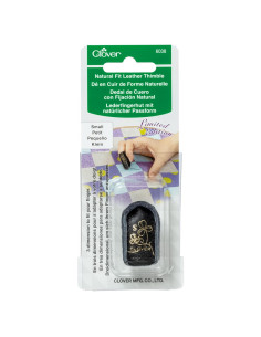 Dedal de Cuero Natural Clover Edición Limitada Pequeño