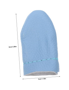 20 Dedales de Cuero SEWACC para Coser a Mano - Protectores de Dedos 2