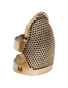 Dedal de metal vintage Genérico para costura manual 5g