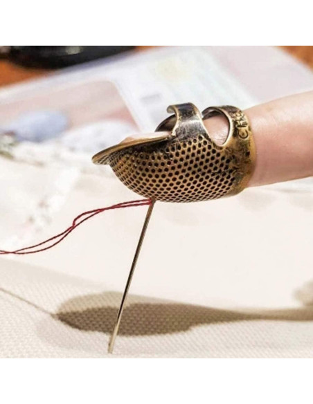 Dedal de metal vintage Genérico para costura manual 5g Dedal de metal vintage Genérico para costura manual 5g