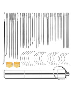 Kit de Agujas de Costura Tikjiua 63 Piezas para Tapicería