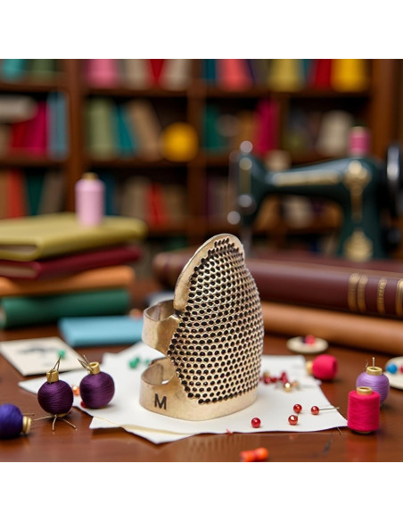 Dedal de metal vintage Genérico para costura manual 5g Dedal de metal vintage Genérico para costura manual 5g