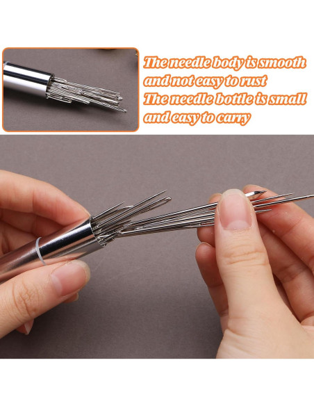 Kit de Agujas de Costura Tikjiua 63 Piezas para Tapicería