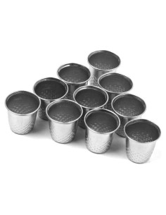 10 Dedales de Metal Vintage ZhangyiHot para Costura 18x19mm