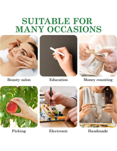 20 Protectores de Dedos de Cuero SEWACC para Costura Manual