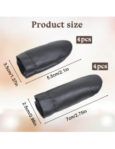 Dedales de Cuero SynHHergyx para Coser a Mano - 8 Piezas 2