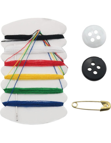 Kit de Costura MTQY 100PCS con Hilo y Aguja para Viaje