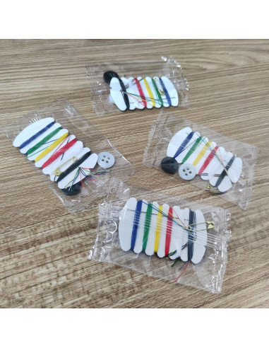 Kit de Costura MTQY 100PCS con Hilo y Aguja para Viaje