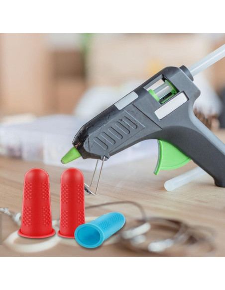 12 Protectores de Dedos de Silicona Yuntop - 3 Tamaños, 4 Colores