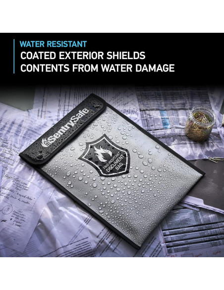 Bolsa SentrySafe Resistente al Fuego y Agua 22.86x33.02cm