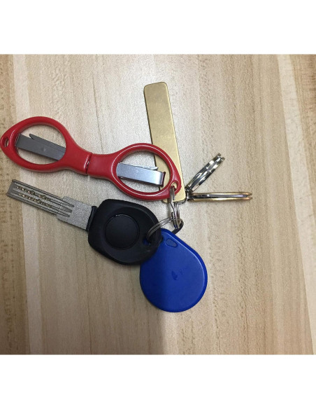 30 Tijeras Mini Plegables Criativo Live Naranjas 5.5cm