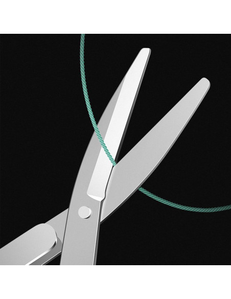 30 Tijeras Mini Plegables Criativo Live Naranjas 5.5cm