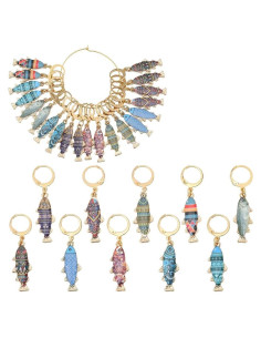 Marcadores de Tejer SUNNYCLUE 20Pcs 10 Colores Esmalte