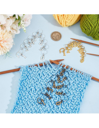 Cadenas Contadoras de Fila BENECREAT 3 Piezas Latón 3 Colores