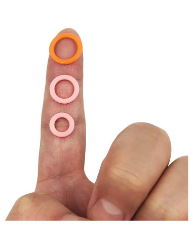 450 Anillos de Marcado Auxiliar findTop para Tejido - 3 Tamaños