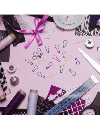 120 Alfileres de Seguridad de Colores Keepsweat 22mm Metal