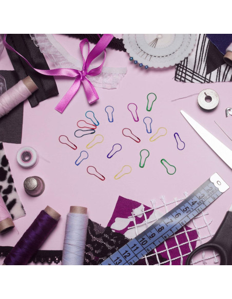 120 Alfileres de Seguridad de Colores Keepsweat 22mm Metal